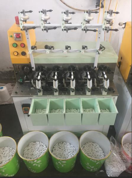 Five Head Automatic Moto Arn Cocoon Bobbin Winding Machine Small Volume 85KG 250W