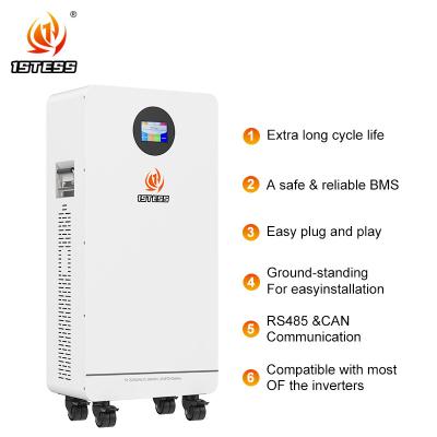 Bateria de armazenamento de energia de iões de lítio 51.2v 10kwh para uso comercial e industrial