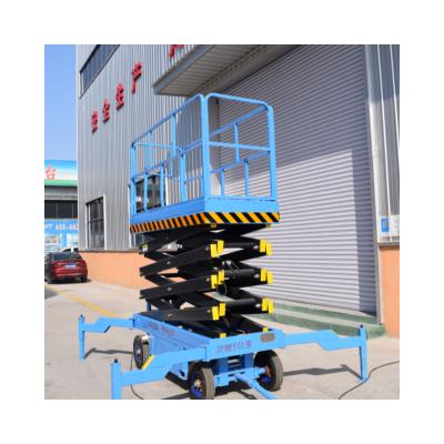 230 kg load capacity 8 meters height aerial work electric hydraulic platform lift self-propelled mini scissor lifts