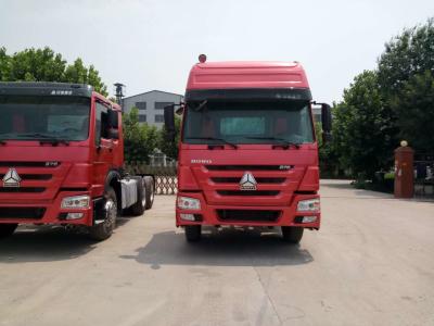 SINOTRUCK Prime Mover Truck LHD RHD 375HP 6X4 Tractor Trailer Truck Red Color