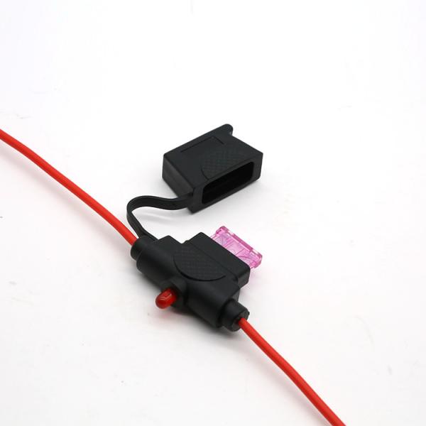 LPR-04B-I-12R 30A 12AWG ワイヤレギュラーブレード LED指示灯付きインラインファイスホルダー