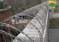 BTO-16 Conertina Seguridad galvanizada con alambre de afeitar para la defensa Instalaciones de seguridad temporales