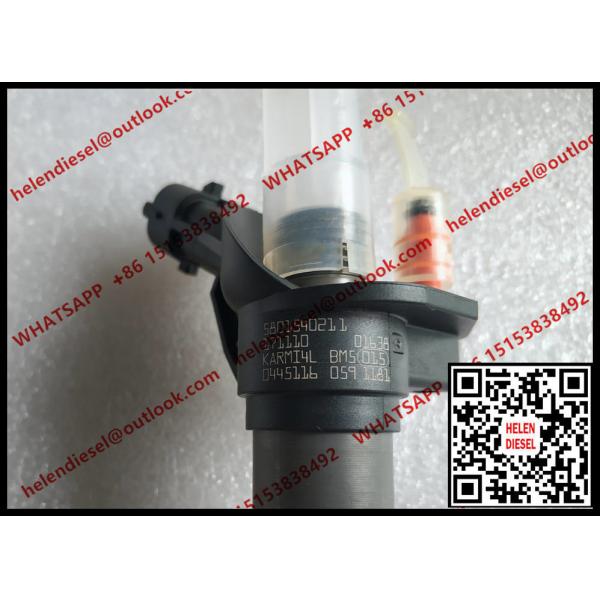 Fuel injector 0445116059 , 0445116019 ，0986435395, for FIAT   5801540211, 504385557，504341488,580540211