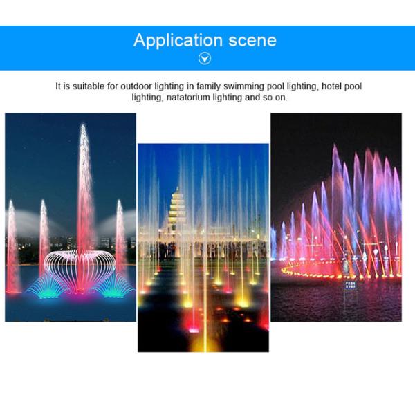 Внешний фонтан цвета IP68 контроля 18W RGB на открытом воздухе привел водоустойчивые света