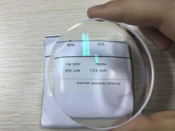 Index 1.56 Single Vision Prescription Eyeglass Lenses With Radiation Protection
