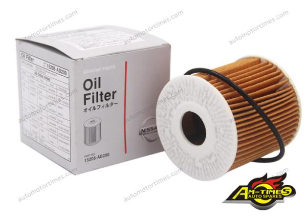 Car Engine Oil Filter Automotive Spare Parts 15208-AD200 Standard Size