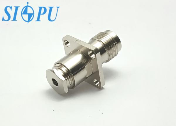 TNC Female RF Coaxial Connector – Flange Mount, Compatible with SFF-50-2-2 Cable (Model: TNC-KF4A-1)