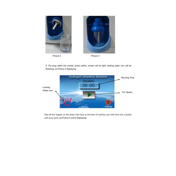 Видео Исходящий инспекционный водородный дыхательный аппарат для ингалятора белого водорода