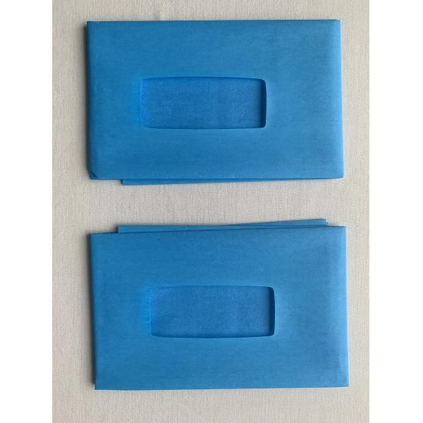 EO Dispoable хирургическое задрапировывает 55g пропитал ткань и фильм PE с квадратным отверстием