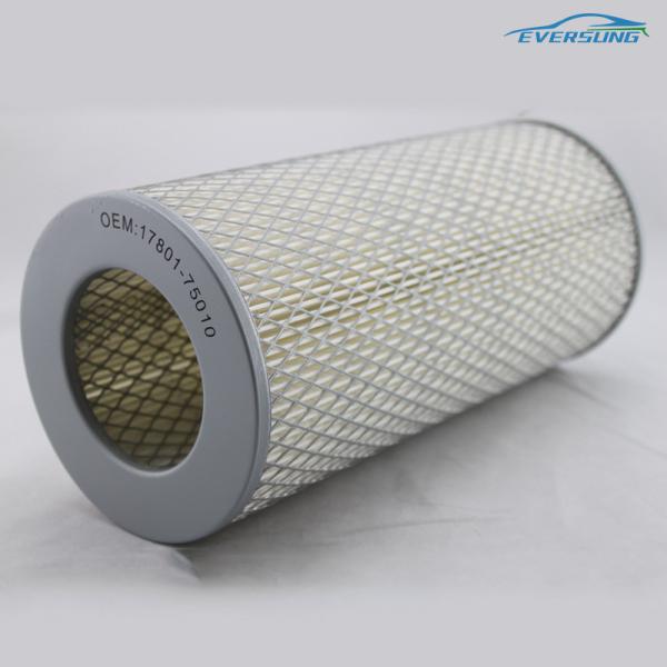 17801-75010 Car Engine Air Filters 134x289mm For Toyota Hiace 4Y Brilliance SY6480