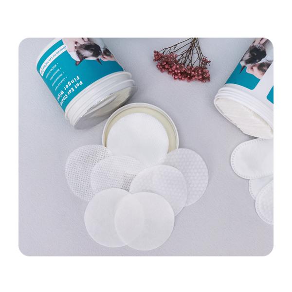 Customized Dog Teeth Cleaning Wipes Nonwoven Clean Teeth Finger Pads