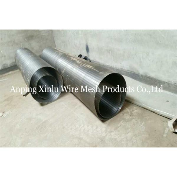 Wedge Wire Wound Johnson Continuous Slot Water Well Screen Pipe Electrolytic Polishing
