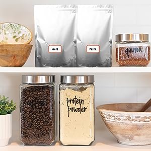 Packaging Mylar Bags – Heat Sealable Bags For Packaging Food, Candy, Sugar, Snacks Herbs – Smell Proof Stand Up Seal