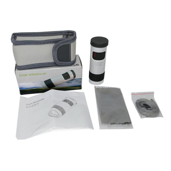 Pocket 10-30X21 Zoom Monocular Telescope Bak4 Prism For Bird Watching Hunting