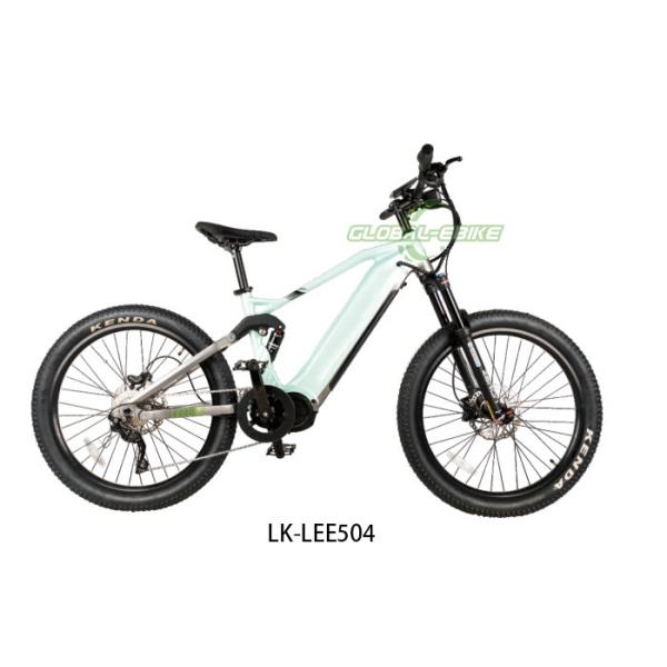 Electric Mountain Bike High Capacity Battery Shimano Rapid Fire 10-Speed Mid Drive 52V 1000W