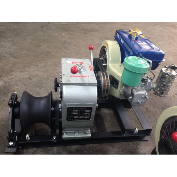 3T Diesel-Powered Capstan Winch for Cable Pulling | 4HP High-Efficiency Wire Lifting Machine