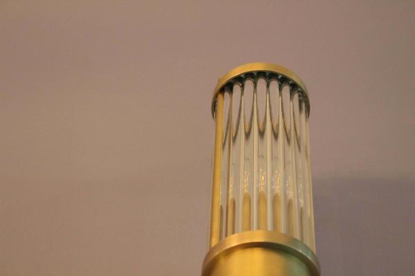 Lâmpadas de parede de latão elegantes para decoração residencial vintage