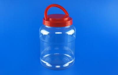 Large Capacity Plastic Food Storage Jars With Lids 115MM Caliber 108G