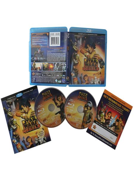 Free DHL Shipping@New Release Hot Classic Blu Ray DVD Movie Star Wars Rebels  Season 1