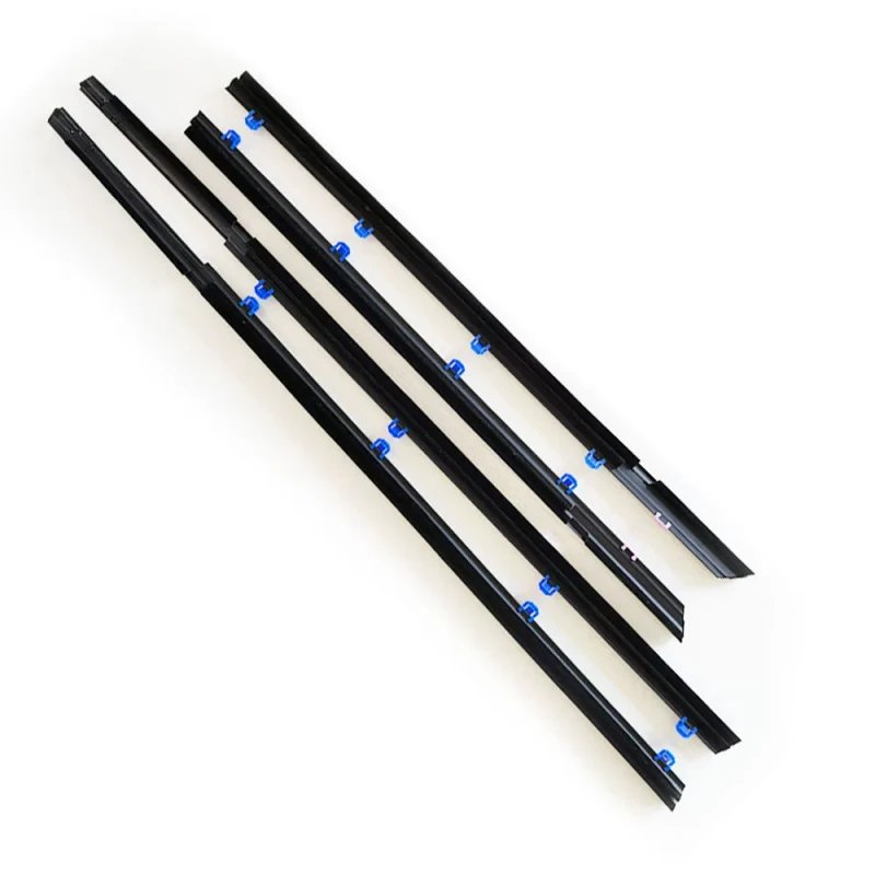 4PCS Weatherstrip Windows Seal Door Belt Molding Weather-Strip for Honda Civic 2012 2013 2014 2015