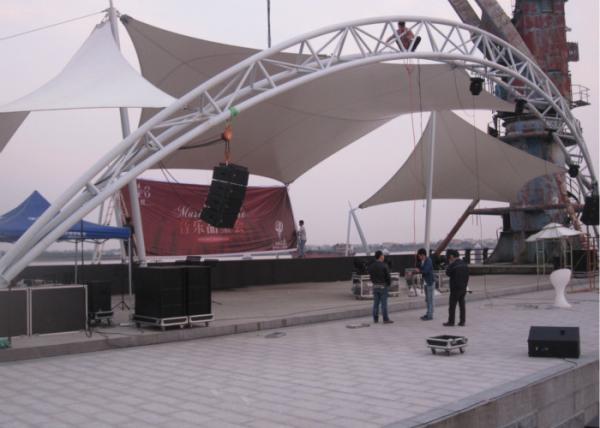 High Performance PA Speaker System Portable For Concert / Party , 290×770×410mm