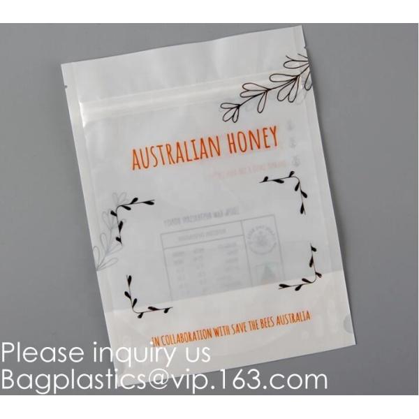 BIODEGRADABLE COMPOSTABLE, PLA, CORN STARCH PLA Stand Up Pouch Zipper Bag , Zipper Bag For Food, ECO FIRNEDLY, GREEN PAC