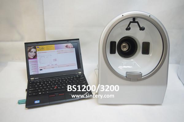 digital moisture video dermascope set hair and skin analyzer machine