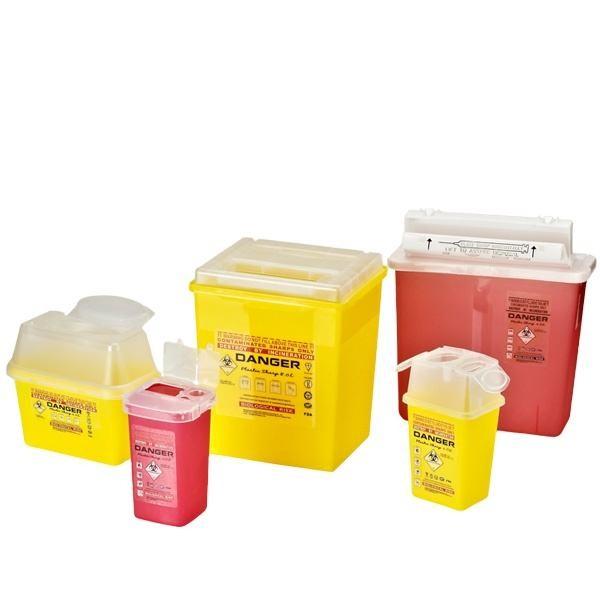 3L 5L 10L Medical Waste Disposable Plastic Sharp Boxes Medical Sharp Container Disposable Multiple Styles 30L 8Gal