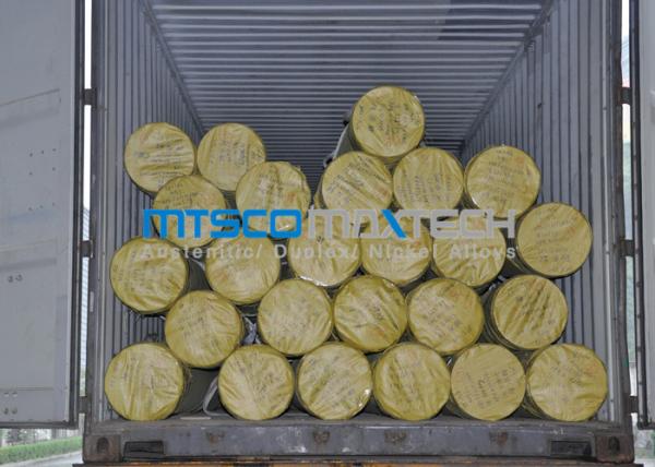 Tubulação soldada de aço inoxidável de ASTM A789 1,4301, 609,6 x 6,35 milímetros