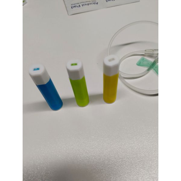Flashback Visualization Safety Blood Collection Needle with Multiple Sample Capability and Disposable Shield Mechanism