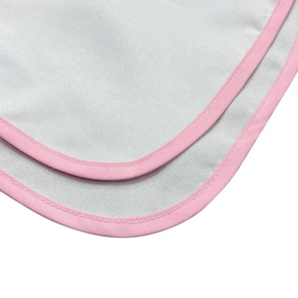 Custom Printing Logo Sublimation Baby Bib With Velcro Blanks