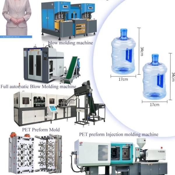 Customizable Injection Stretch Blow Moulding Machine With 3-4 Heating Zones And Ejector Stroke Of 100-150 Mm