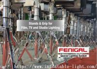 Acero inoxidable flexible humedecido aire de aluminio de la lámpara del soporte de la luz del trípode