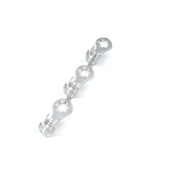 Closed Ring Tongue Terminal, 20–16 AWG, 5.3mm (M5) Stud, Internal Serrated Star Tooth, Tin Plated, Uninsulated