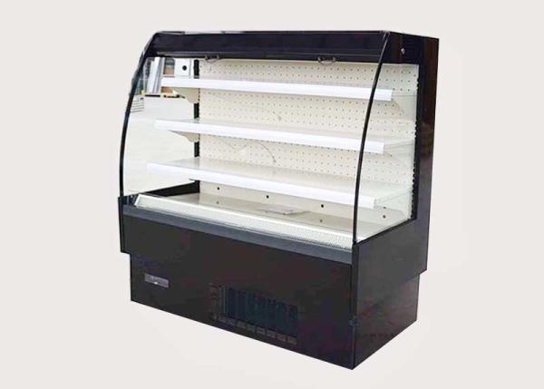 Linha magro refrigerador aberto da cortina de ar da exposição do refrigerador de Multideck
