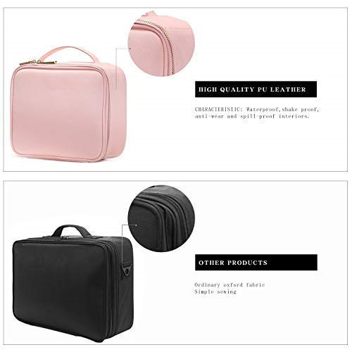 Professional Small Makeup Vanity Bag , Portable Cosmetic Organizer Case