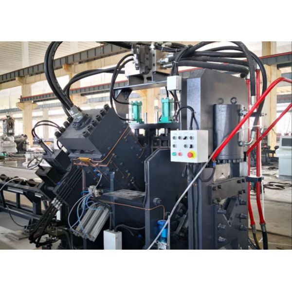 Automated CNC Angle Line Machine For Punching And Cutting Of Angle Steel In Tower Manufacturing