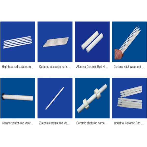 White Color High Accuracy Zirconia Ceramic Bar In Industrial SGS TUV UL