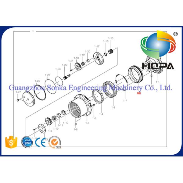 Экскаватор разделяет роторное уплотнение масла К9003721, гидравлические наборы Эко уплотнения мотора дружелюбное