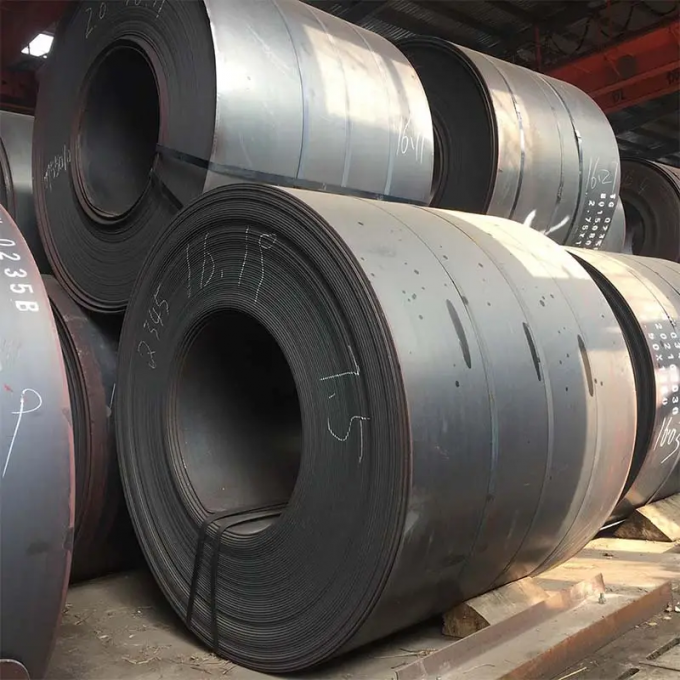 JIS S45C 45# Carbon Steel Coil Hot Rolled Customized Size Ms Iron Roll