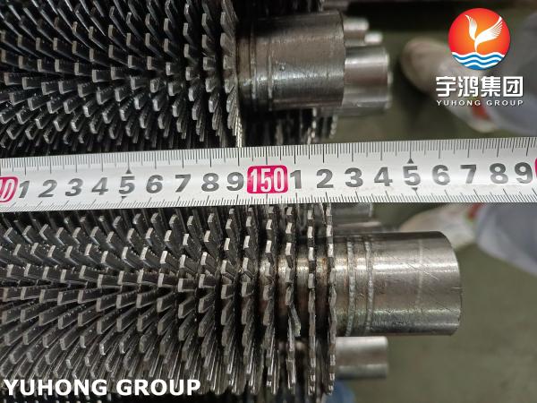 ASME SA192 Serrated Fin Tube For Waste Heat Ecovery System Gas Cooler
