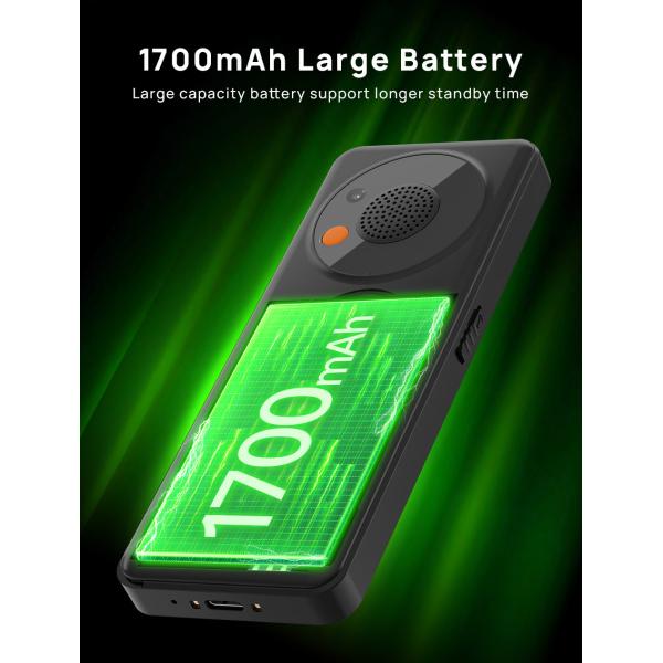 2.4 pulgadas IPS pantalla teléfono móvil para ancianos 1700mAh batería teléfono móvil de edad avanzada