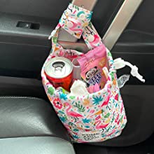 Car Trash Bags, Garbage Bag Hanging Detachable Bag for Car Trash Bag Hanging Back Seat Car Bag for Outdoor