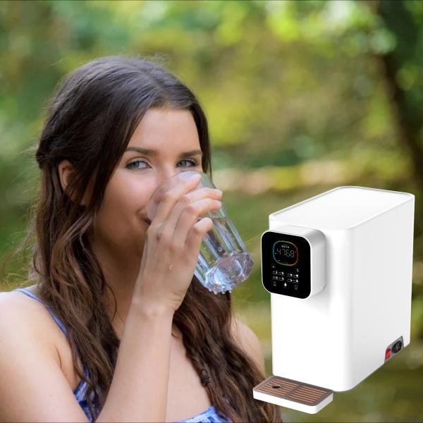 Dispensateur d'eau hydrogène compact de 500 ml/min Système d'eau hydrogène pour la maison
