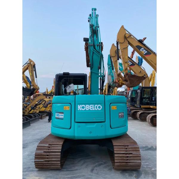 Excavatrice KOBELCO SK75 d'occasion avec soupape hydraulique d'origine et peu d'heures de travail