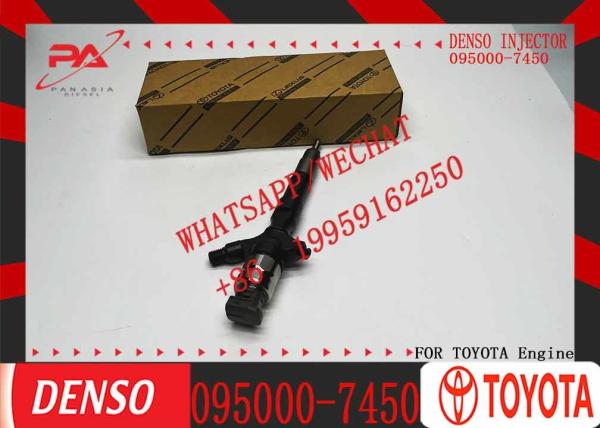 1KD Boquilla de inyección 095000-7450 Inyector de tren común 095000 7450 0950007450 para Toyota Hiace Dyna 3.0 d