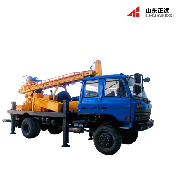 500Meters DTH Borehole Drilling Machine Truck Corrosion Resistant Long Lasting