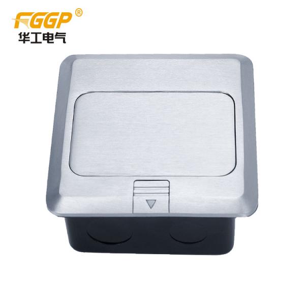 Damped Double Floor Socket 20A 125V 60Hz Recessed Electrical Floor Plugs