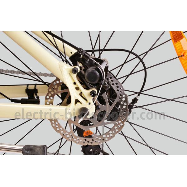 7 Speed Electric Mountain Bicycle 32km/H , 26 Inch Electric Mountain Bike Mid Gear Motor