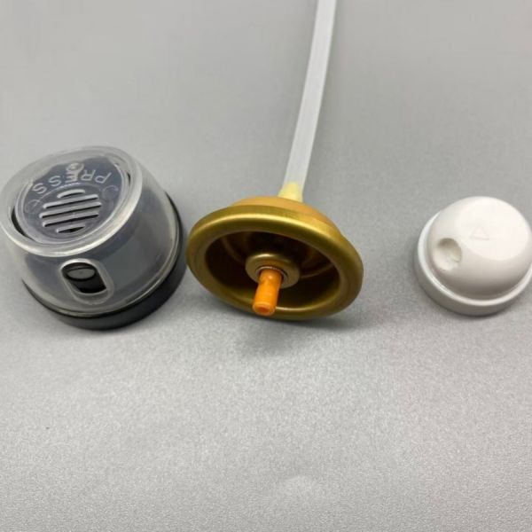 Aerosol Deodorant Body Spray Valve with Ultra-Fine Mist Continuous Dispensing for High-Speed Filling Lines